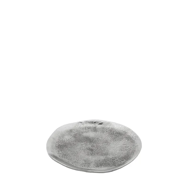 sia-deco-arlo-plateau-d-coratif-rond-argent-aluminium-22-cm image 1