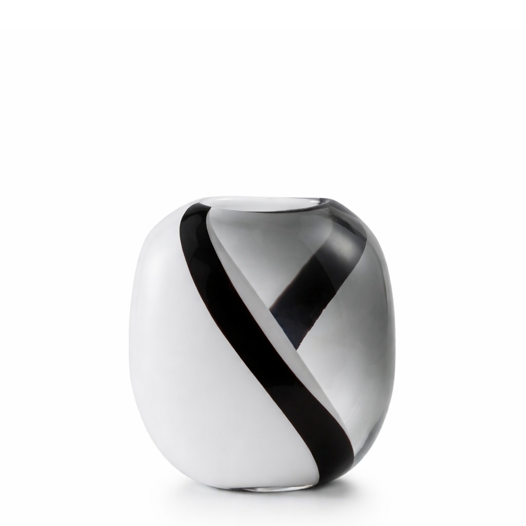 sia-antica-alaska-vase-en-verre-souffl-blanc-22-cm image 1