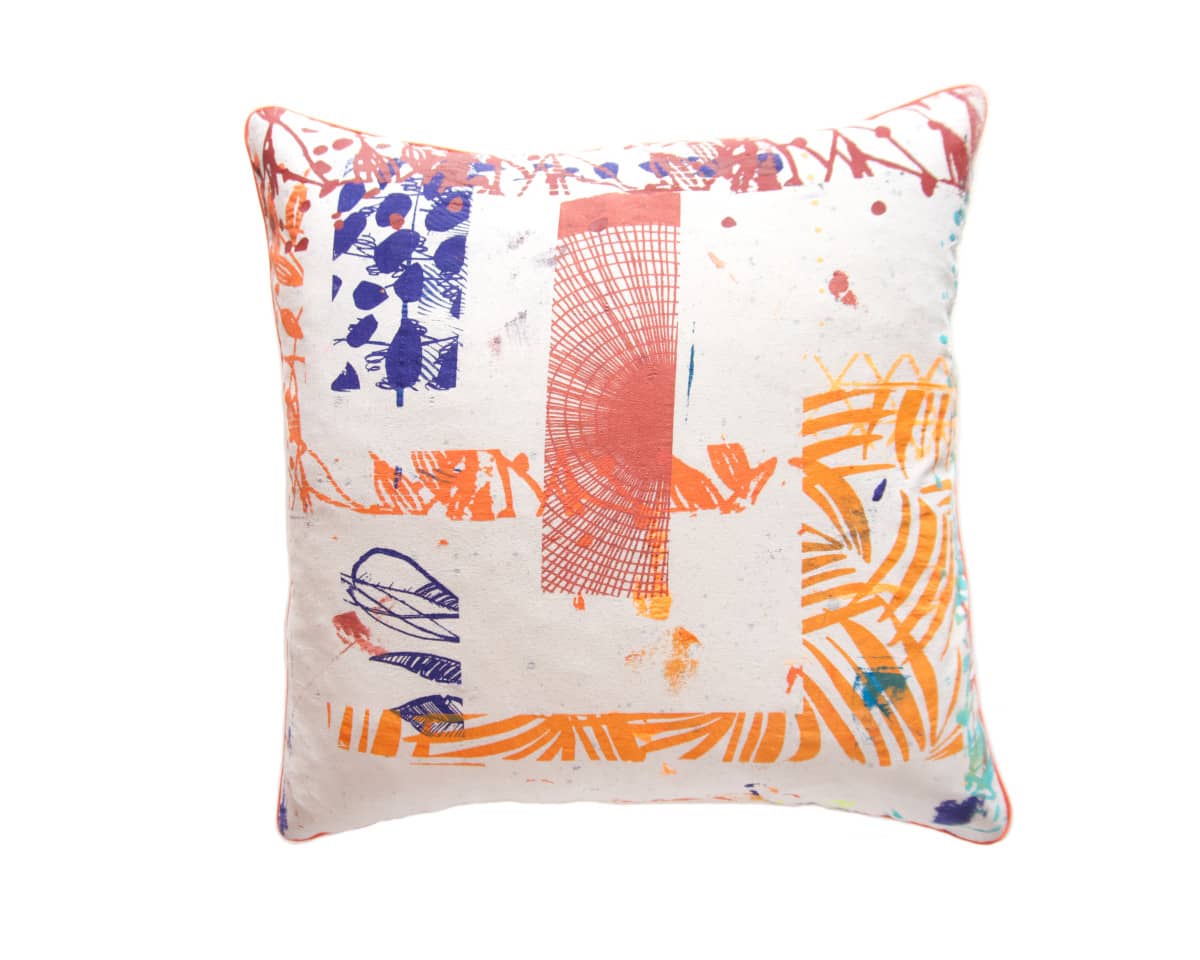 am-cla-feuilles-multicolore-housse-de-coussin-50x50-coton image 2