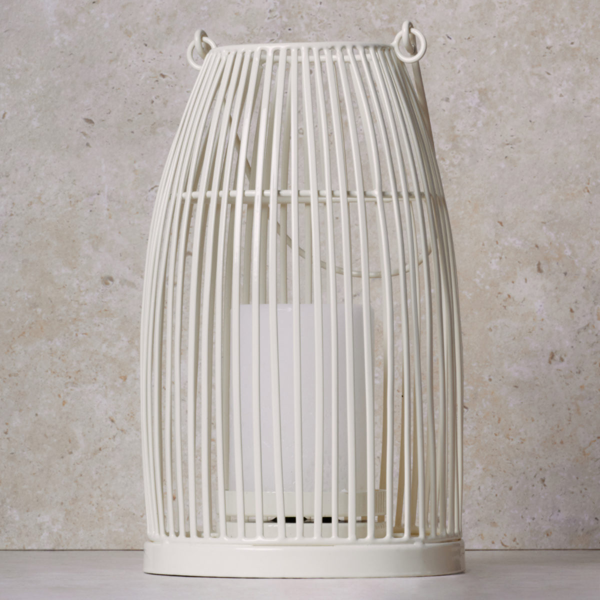 sia-nora-lanterne-barrel-grand-format-blanc-fer-26-5-cm image 2