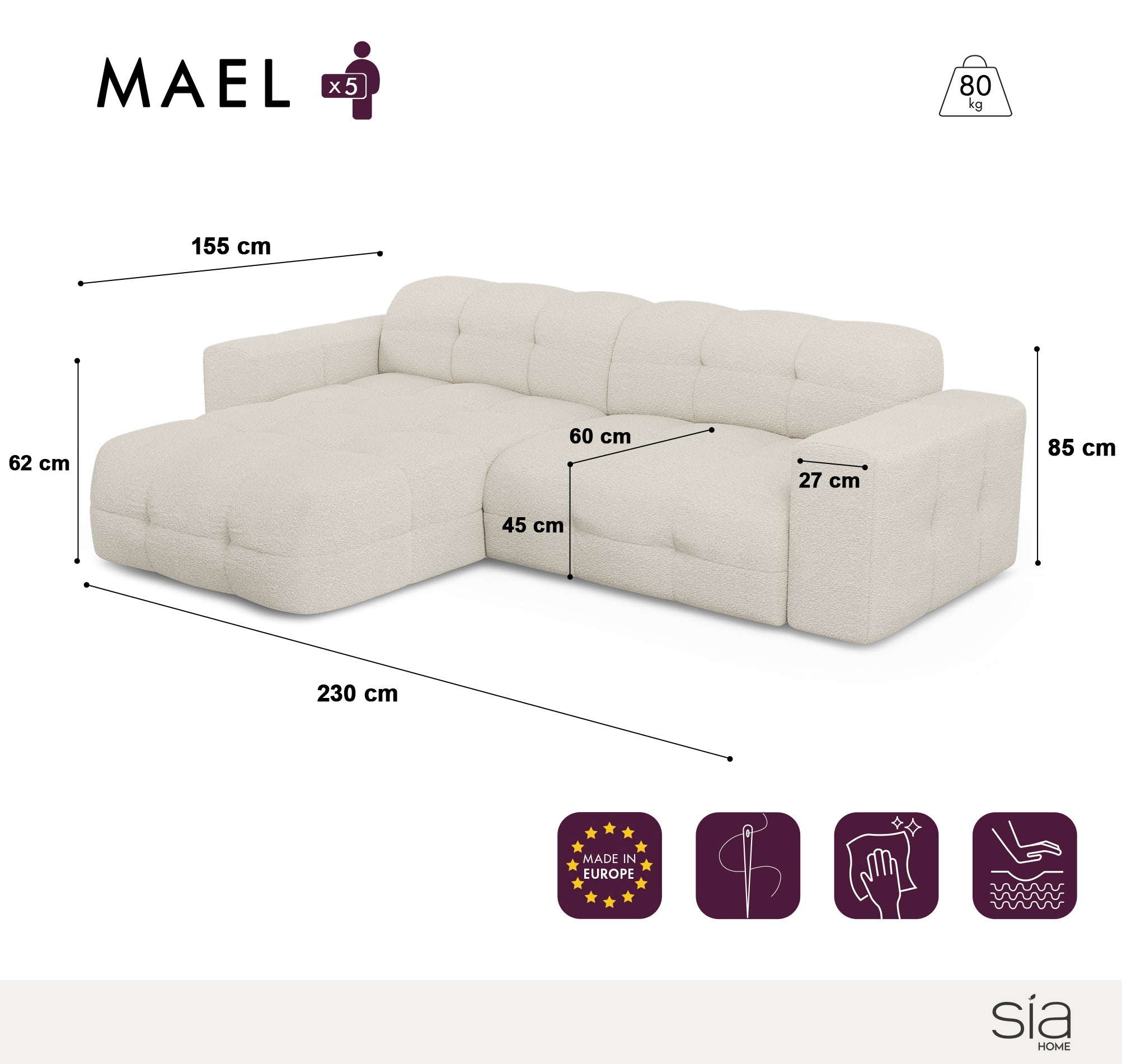 sia-mael-canap-angle-gauche-cr-me-5-places image 5