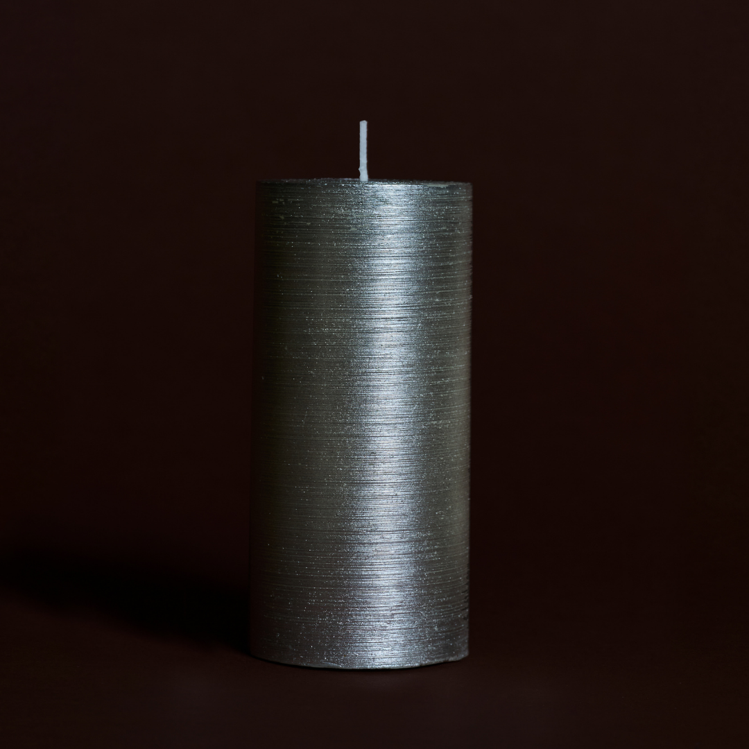 sia-nora-bougie-stripes-l-cylindrique-dor-15-cm image 5