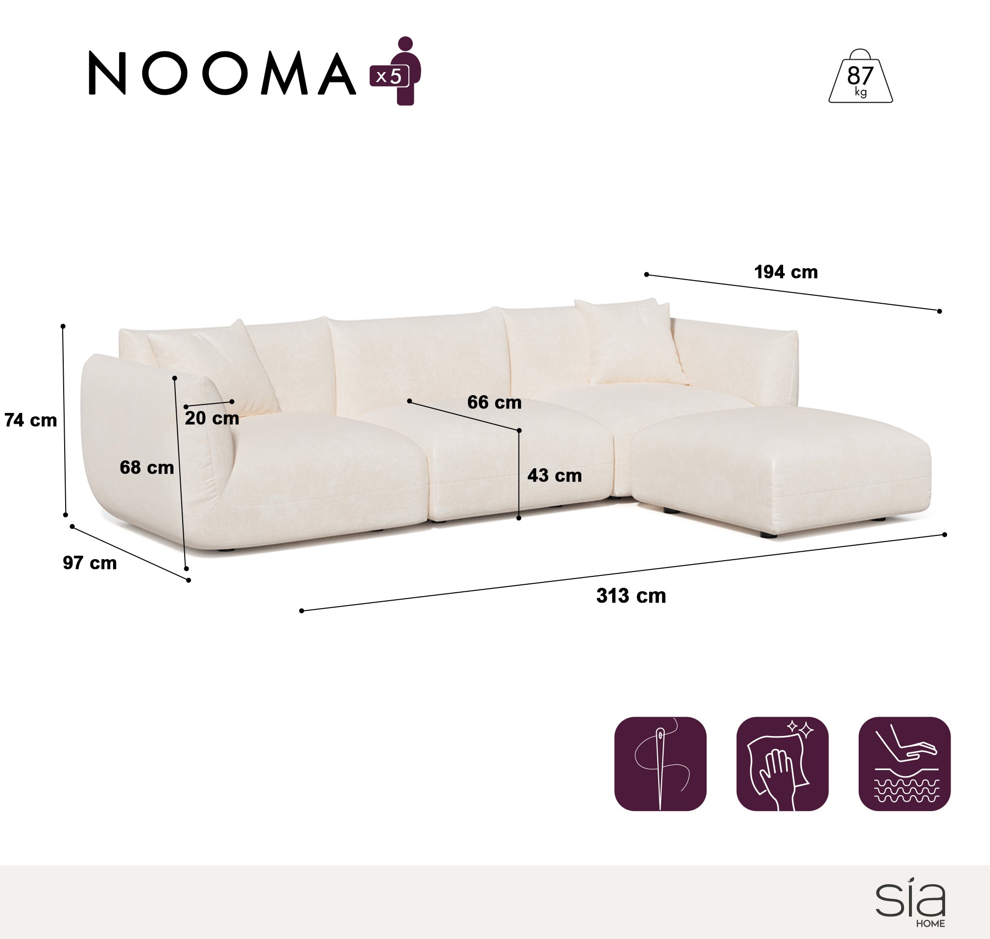 sia-deco-nooma-canap-angle-modulable-5-6-places-2 image 5