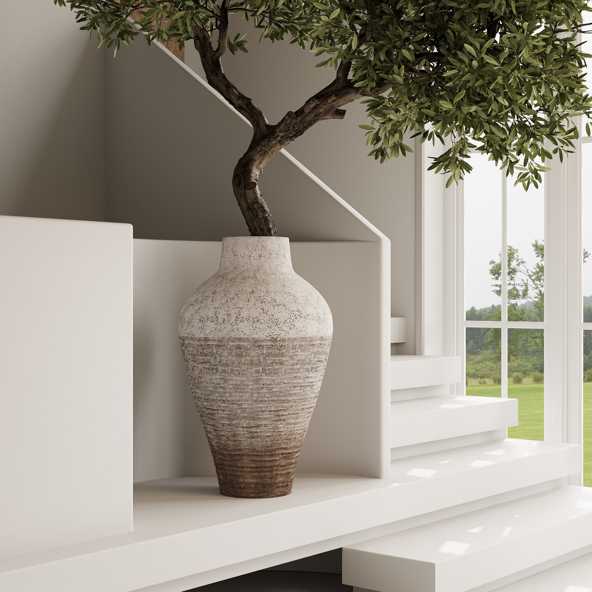 sia-antica-roma-cache-pot-87-cm-beige-fibre-de-ciment image 4