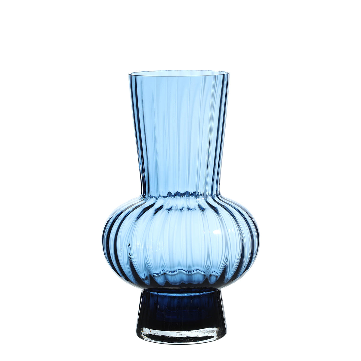 sia-deco-antica-bubble-31-cm-vase-bleu-ondul image 1