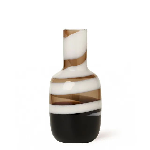 sia-deco-antica-spirale-vase-verre-marron-40-cm image 1
