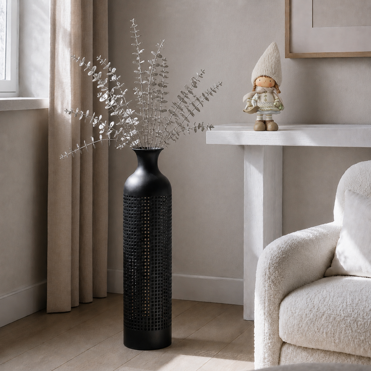 sia-deco-noah-eucalyptus-tige-argent-116-cm image 2