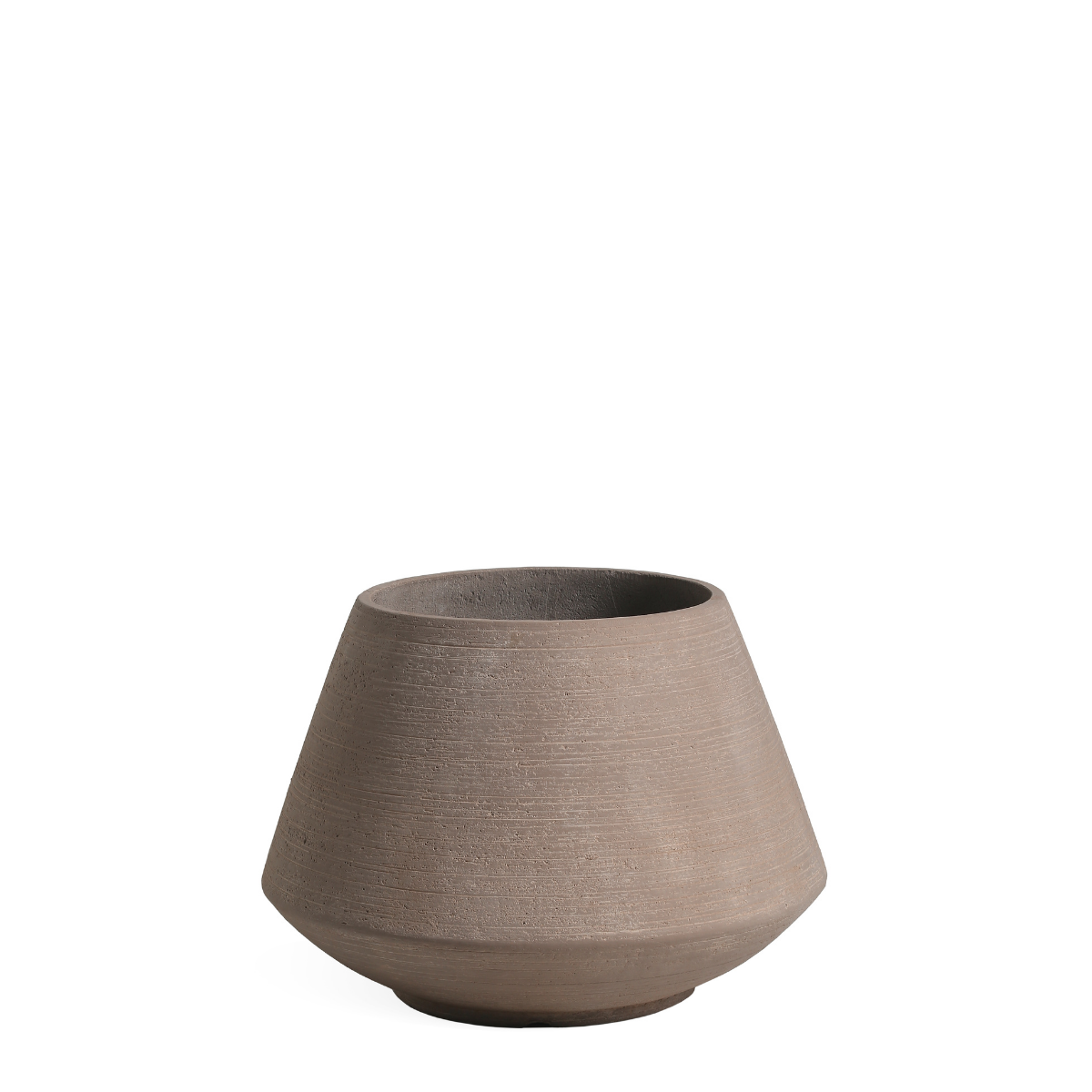 sia-antica-cache-pot-zen-conique-40-cm-marron-fonc image 7