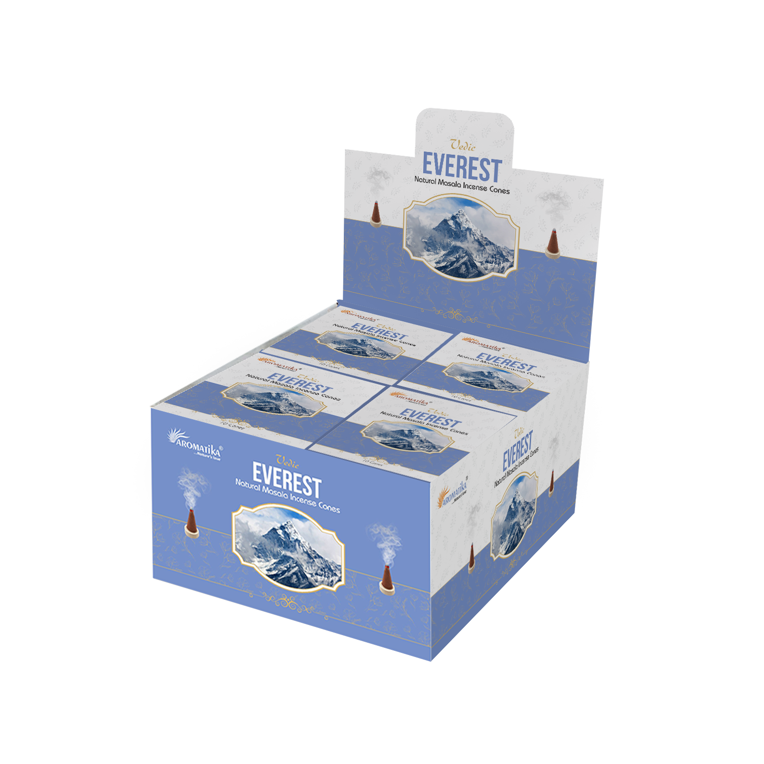 aromatika-vedic-everest-c-nes-d-encens-120-c-nes-frais-montagne image 1