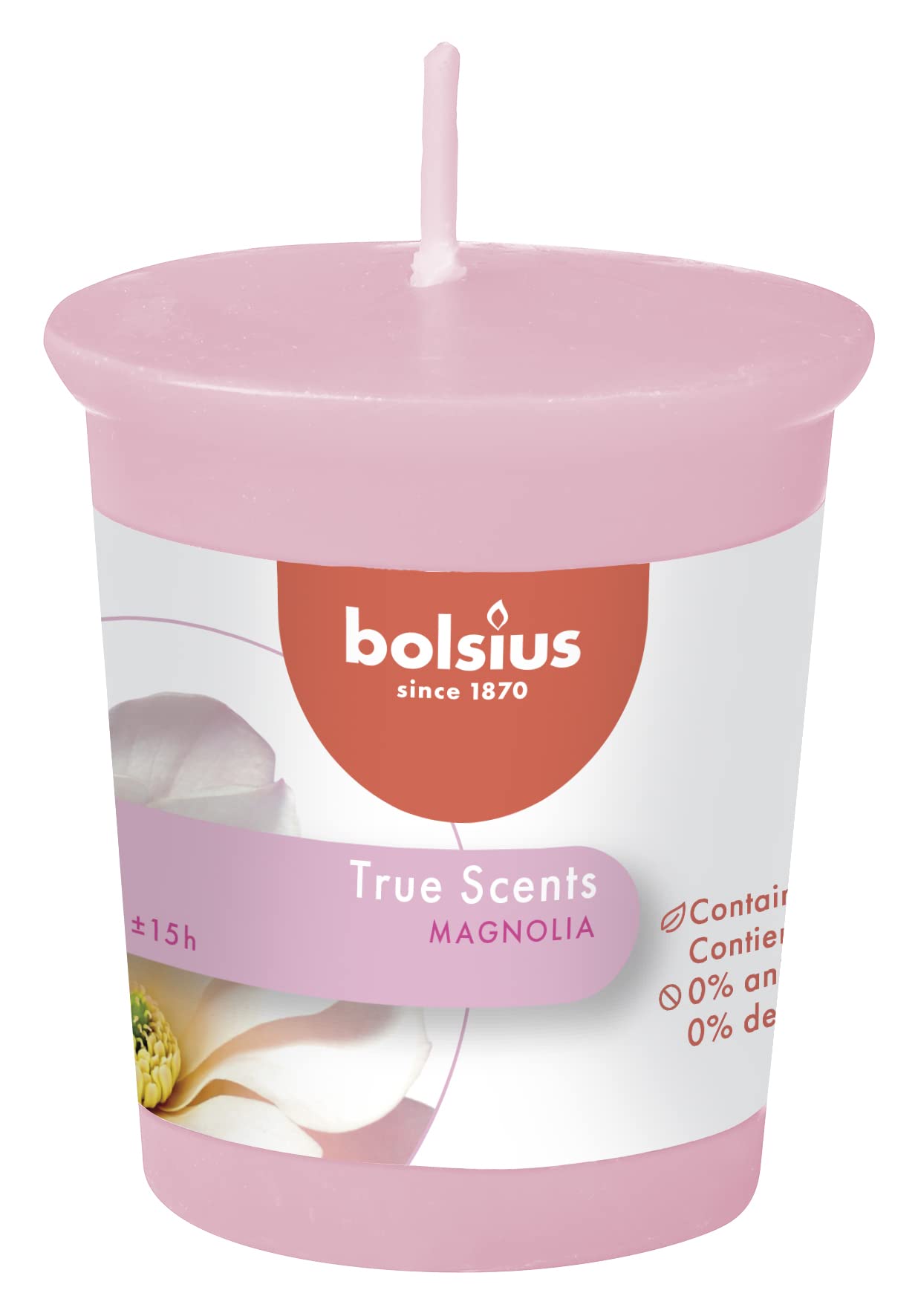 bolsius-true-scents-mini-bougie-parfum-e-magnolia-rose-lot-12 image 2