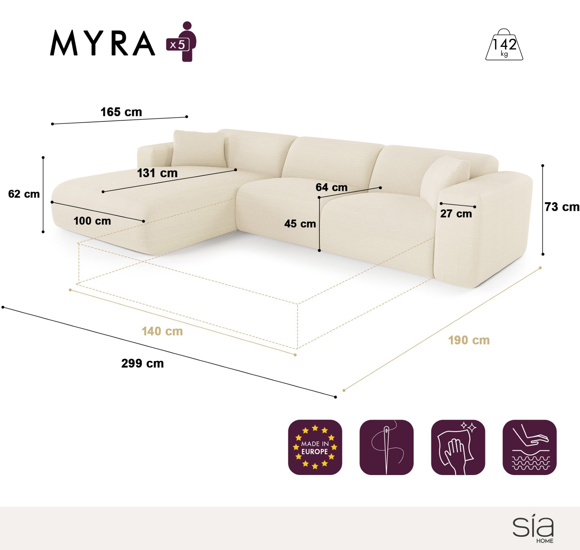 sia-deco-myra-canap-angle-gauche-convertible-cr-me image 8