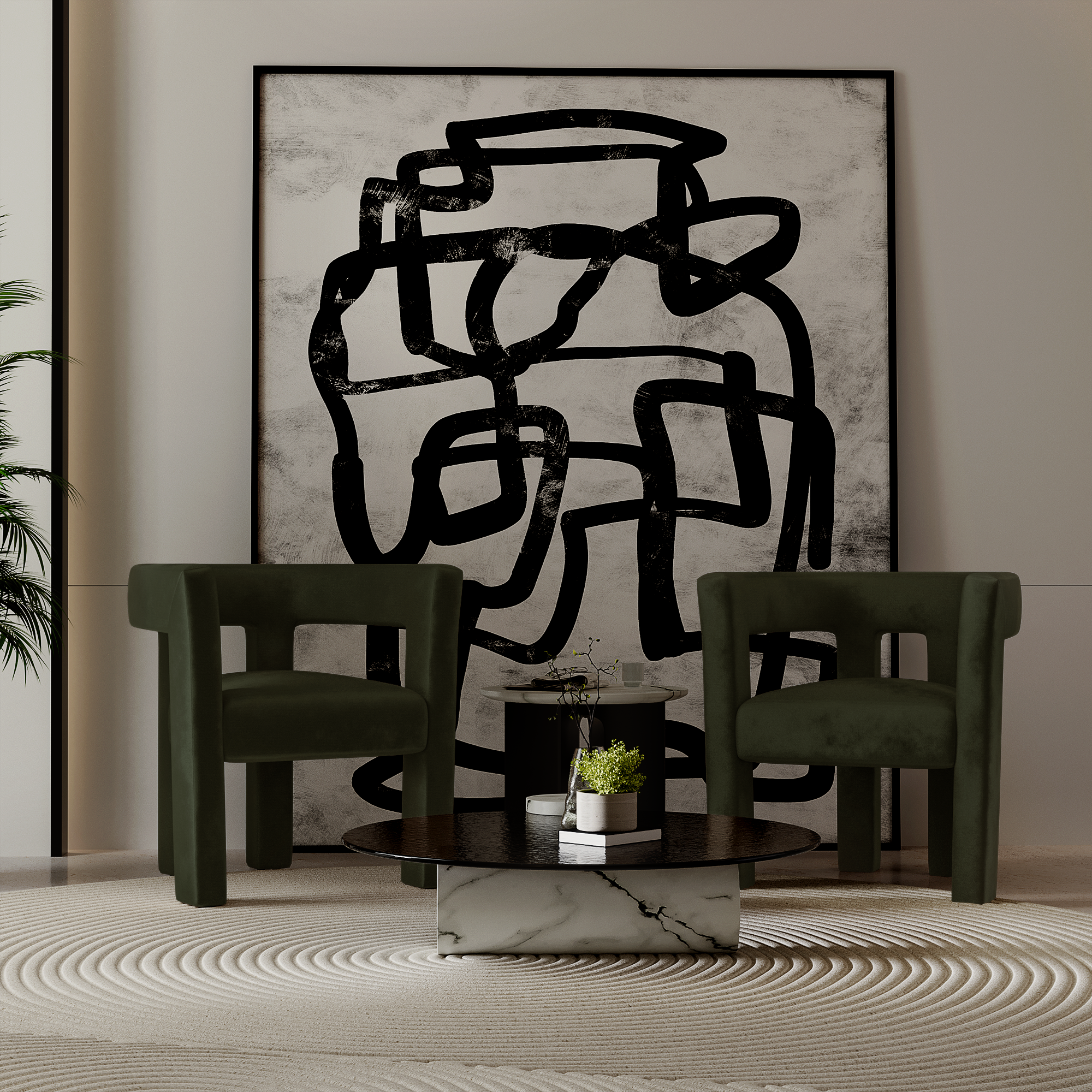 sia-deco-jena-fauteuil-alya-beige-enveloppant-tissu image 2