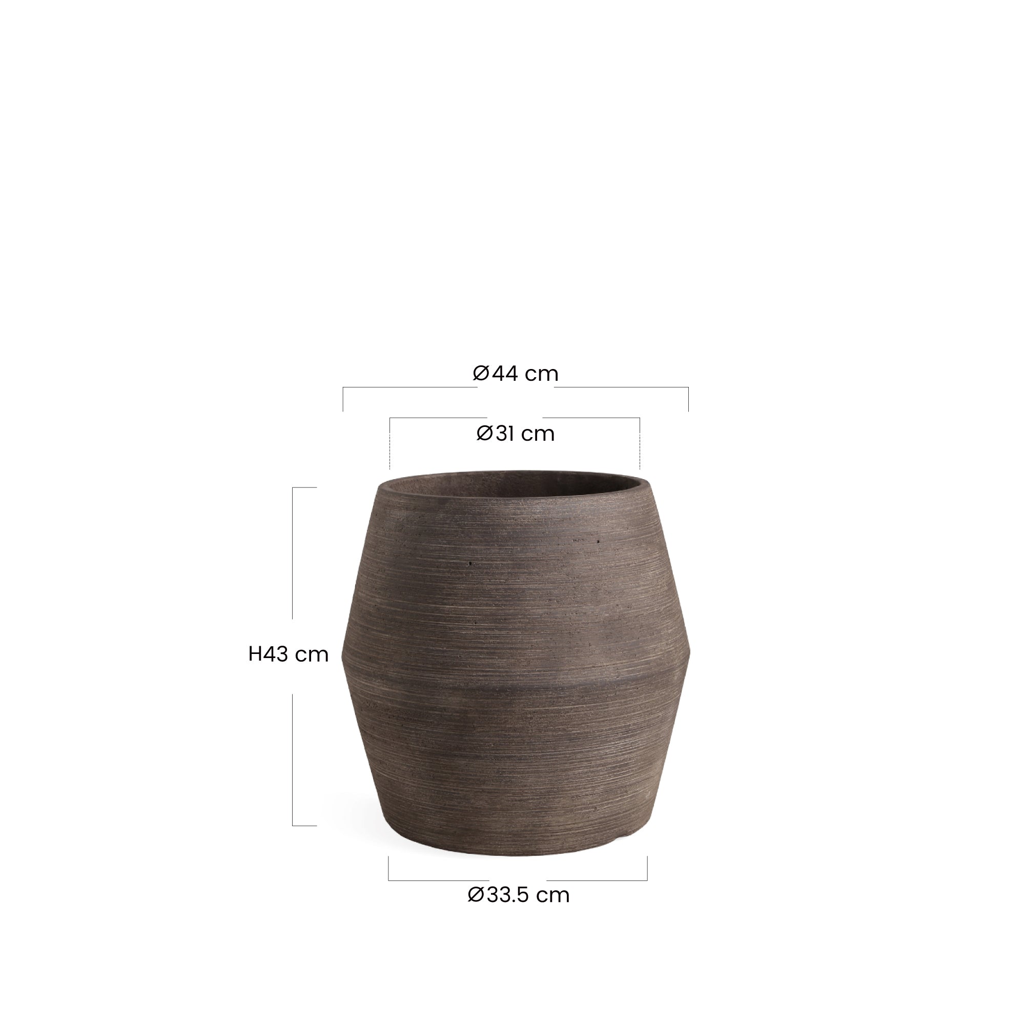 sia-deco-antica-zen-cache-pot-43-cm-marron-fonc image 6