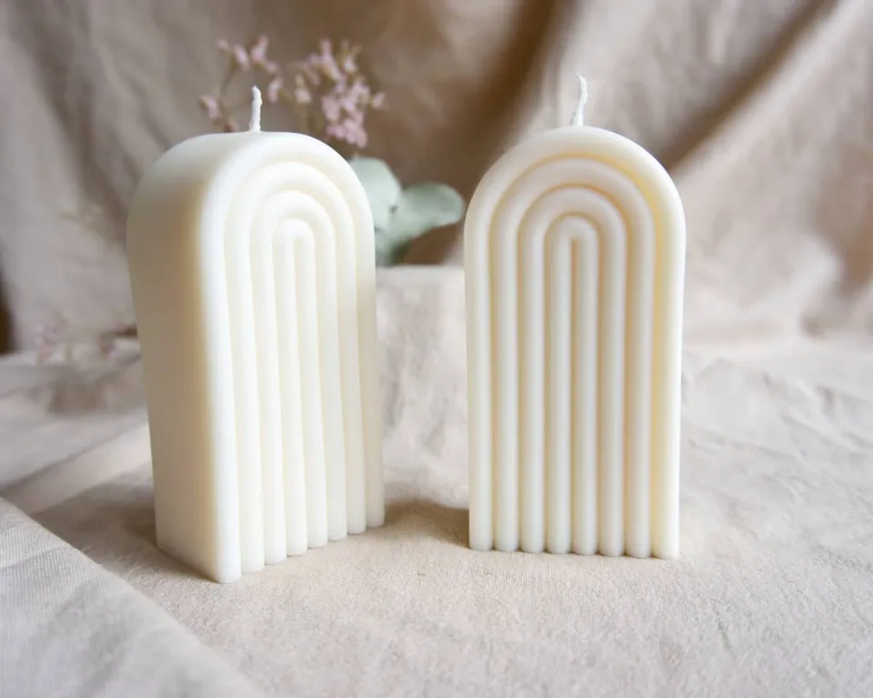 am-cla-bougies-bougie-arche-blanche-cire-de-colza image 1