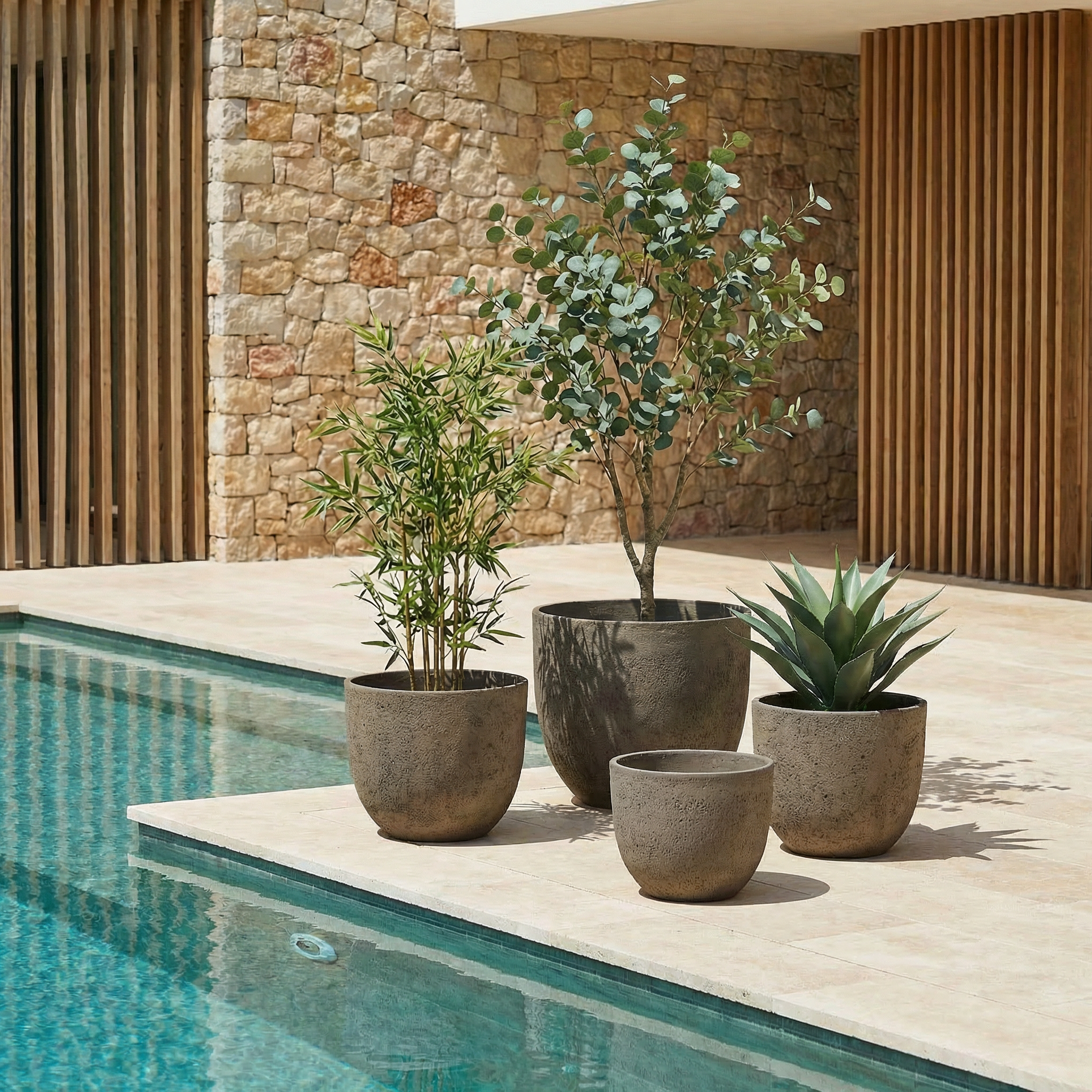 sia-deco-antica-lot-4-cache-pots-terra-marron-clair image 2