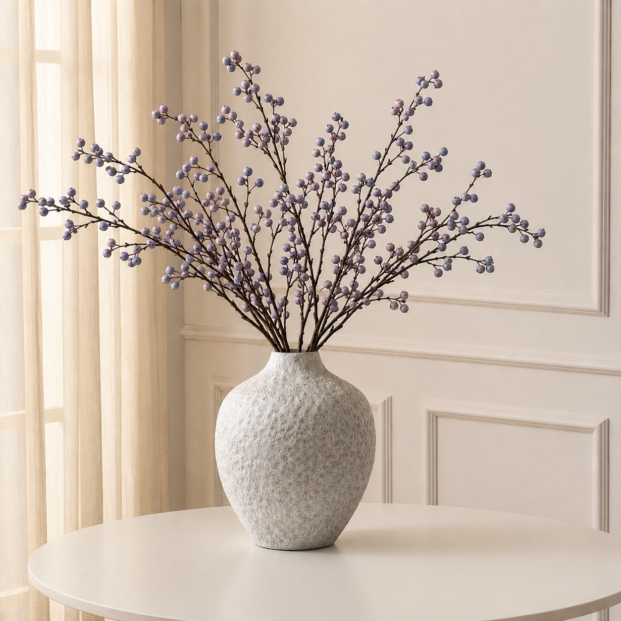 sia-deco-noah-baies-bleut-es-branche-bleue-92-cm image 2