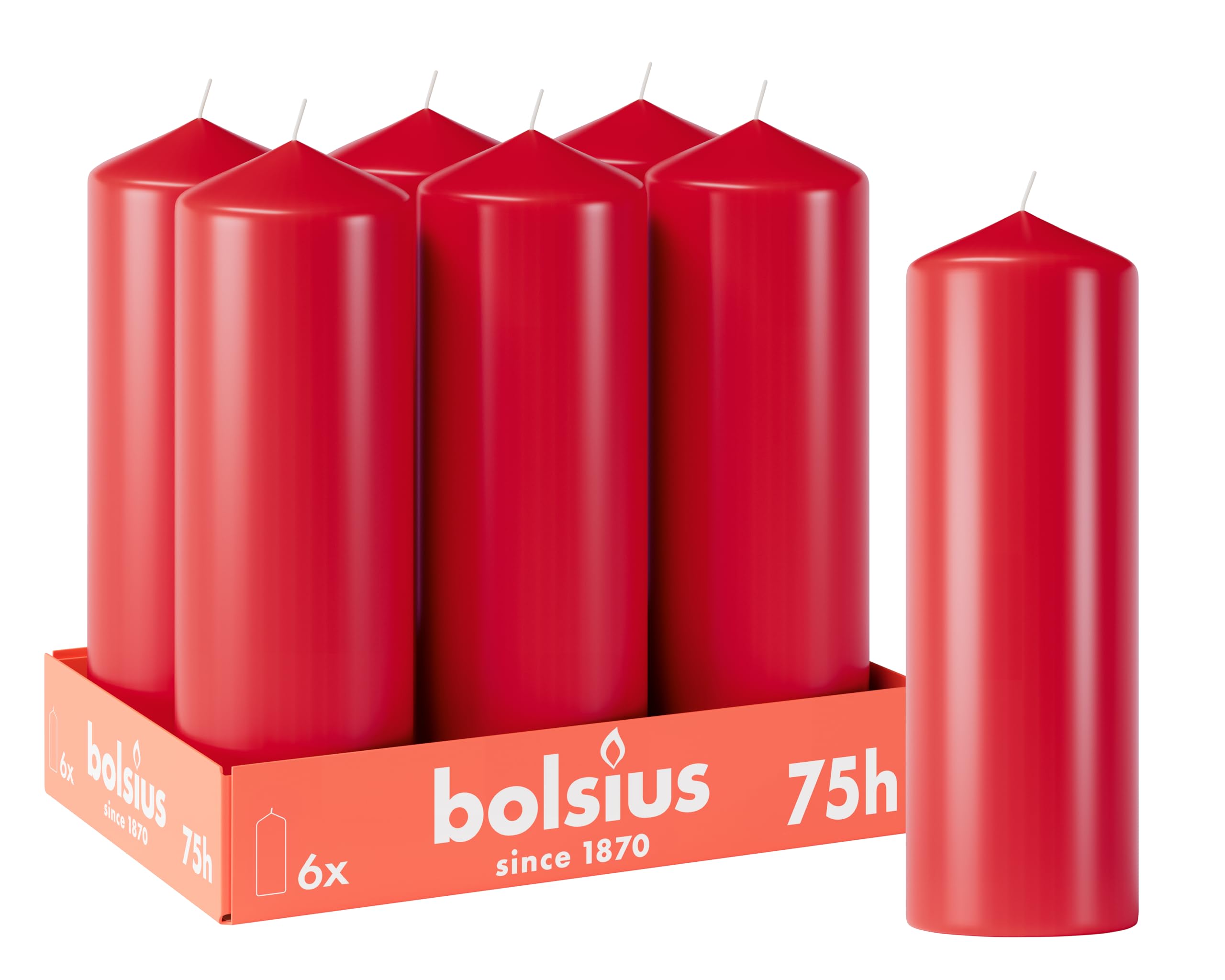 bolsius-bougies-piliers-beige-8x6-cm-lot-de-4-17h image 4