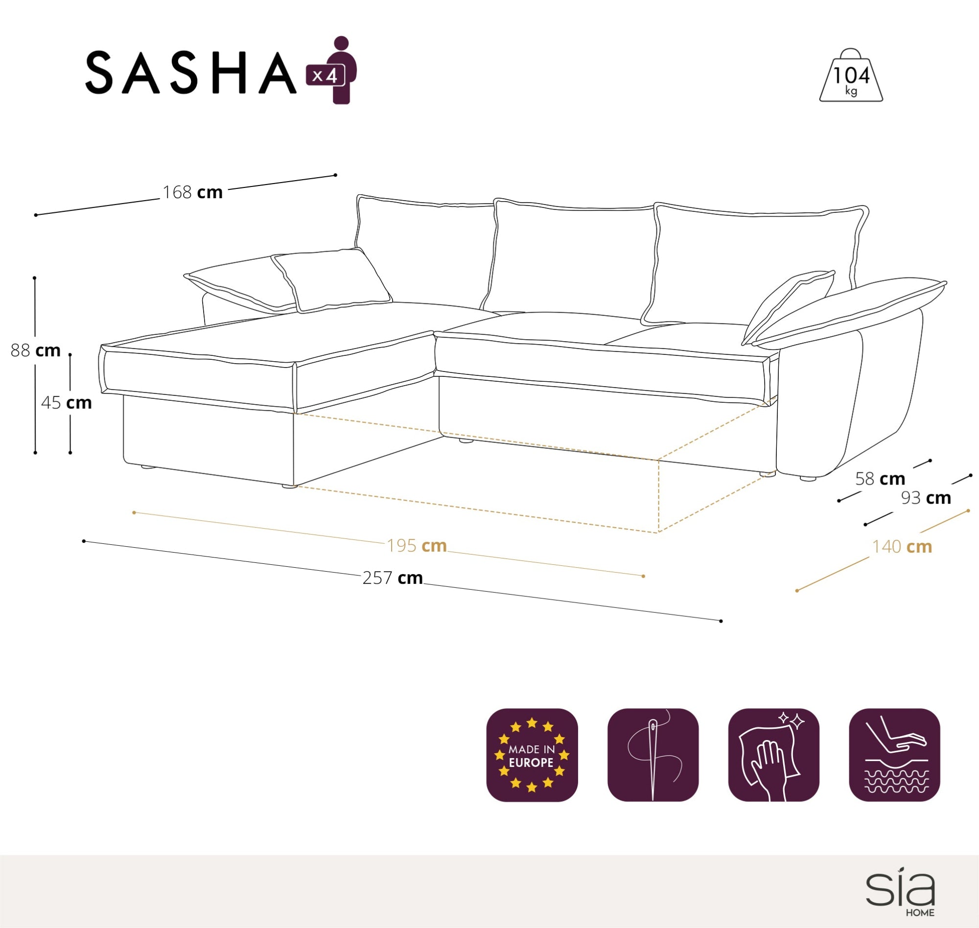 sia-deco-sasha-canap-angle-gauche-convertible-cr-me image 8