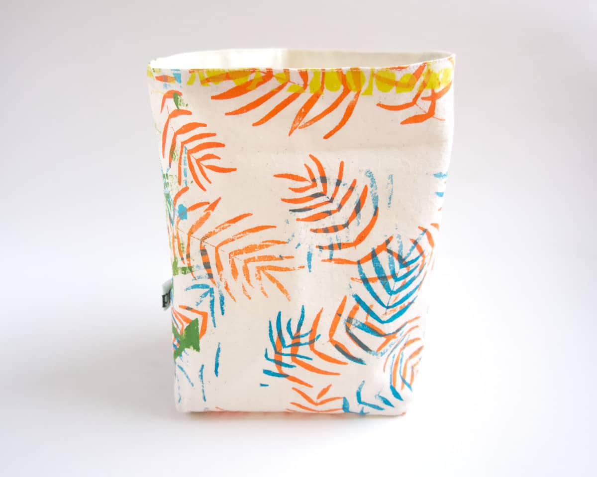 am-cla-paniers-rangement-panier-tissu-tropical-multicolore-13-cm image 5