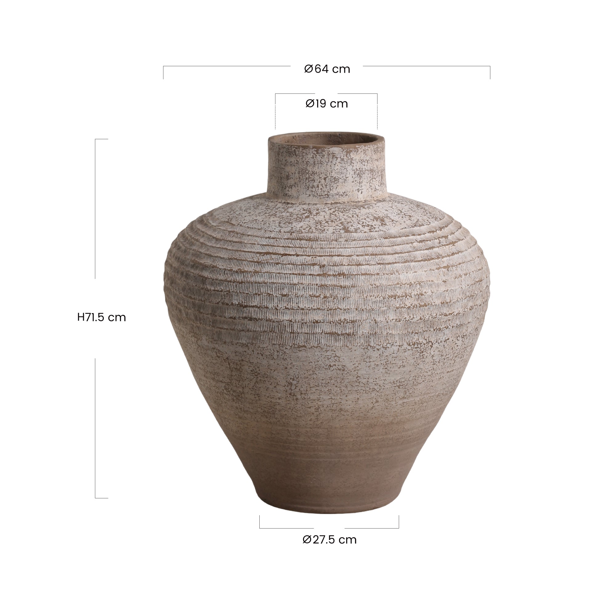 sia-deco-antica-roma-cache-pot-beige-72-cm-fibre-ciment image 7