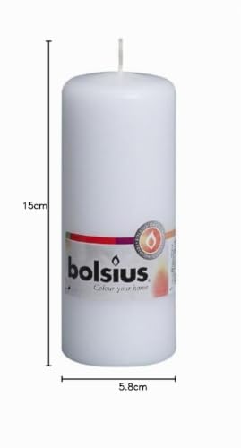 bolsius-bougies-piliers-15x6cm-bougie-blanche-x10-42h image 6