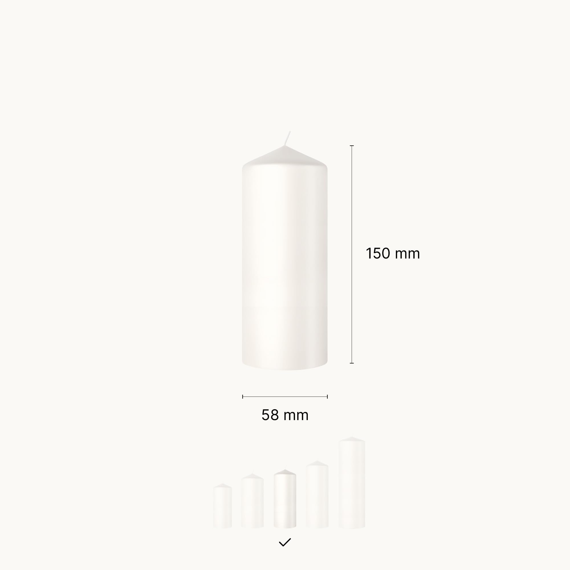 bolsius-bougies-piliers-lisses-blanc-15x6-cm-bougie-42h-lot-4 image 6