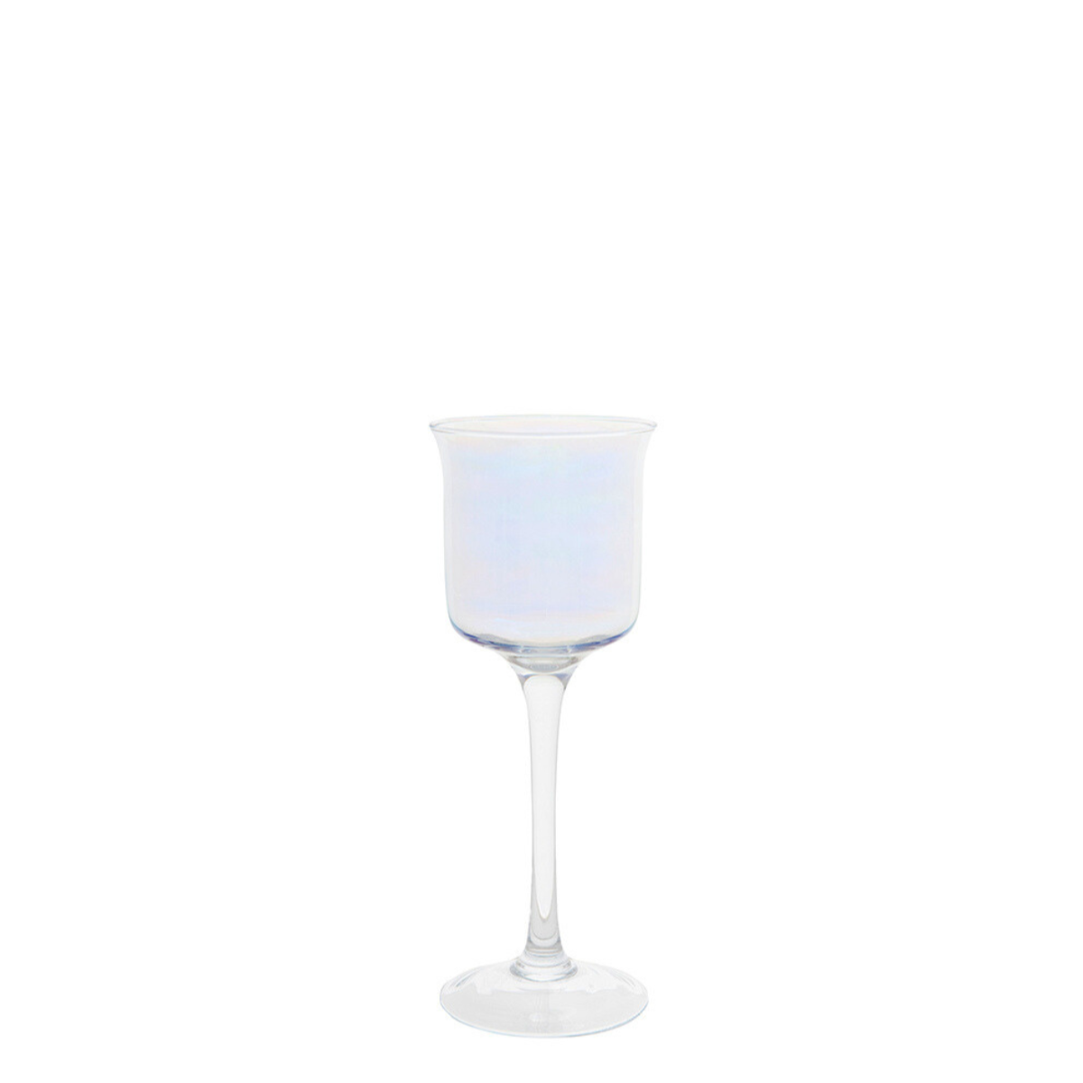 sia-deco-pearly-porte-bougie-pied-verre-iris-30-cm image 1