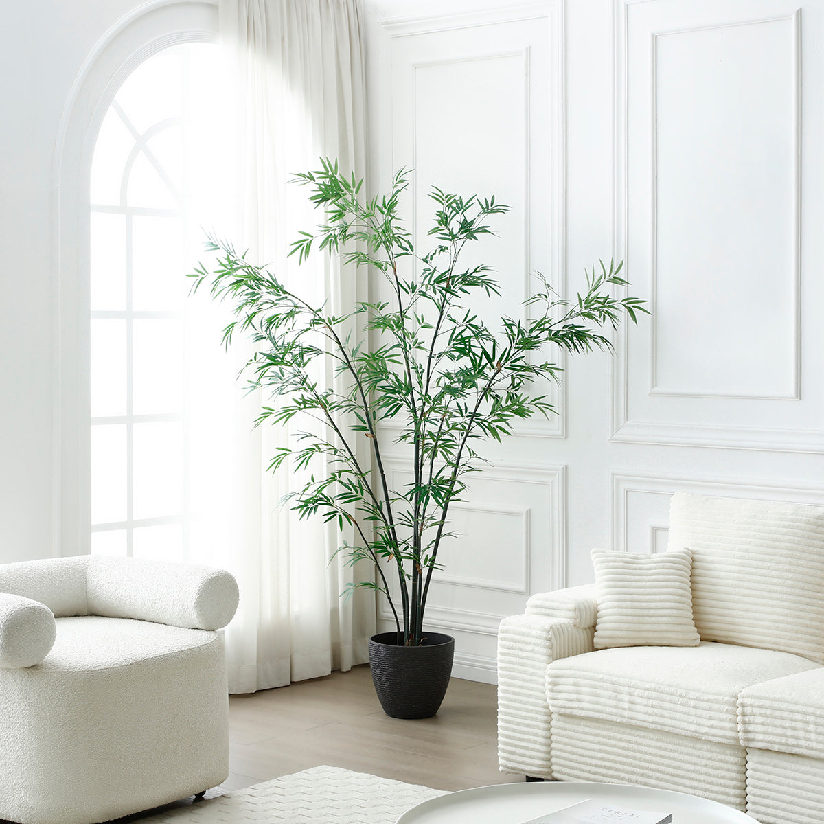 sia-deco-noah-bambou-artificiel-210-cm-vert-en-pot image 2