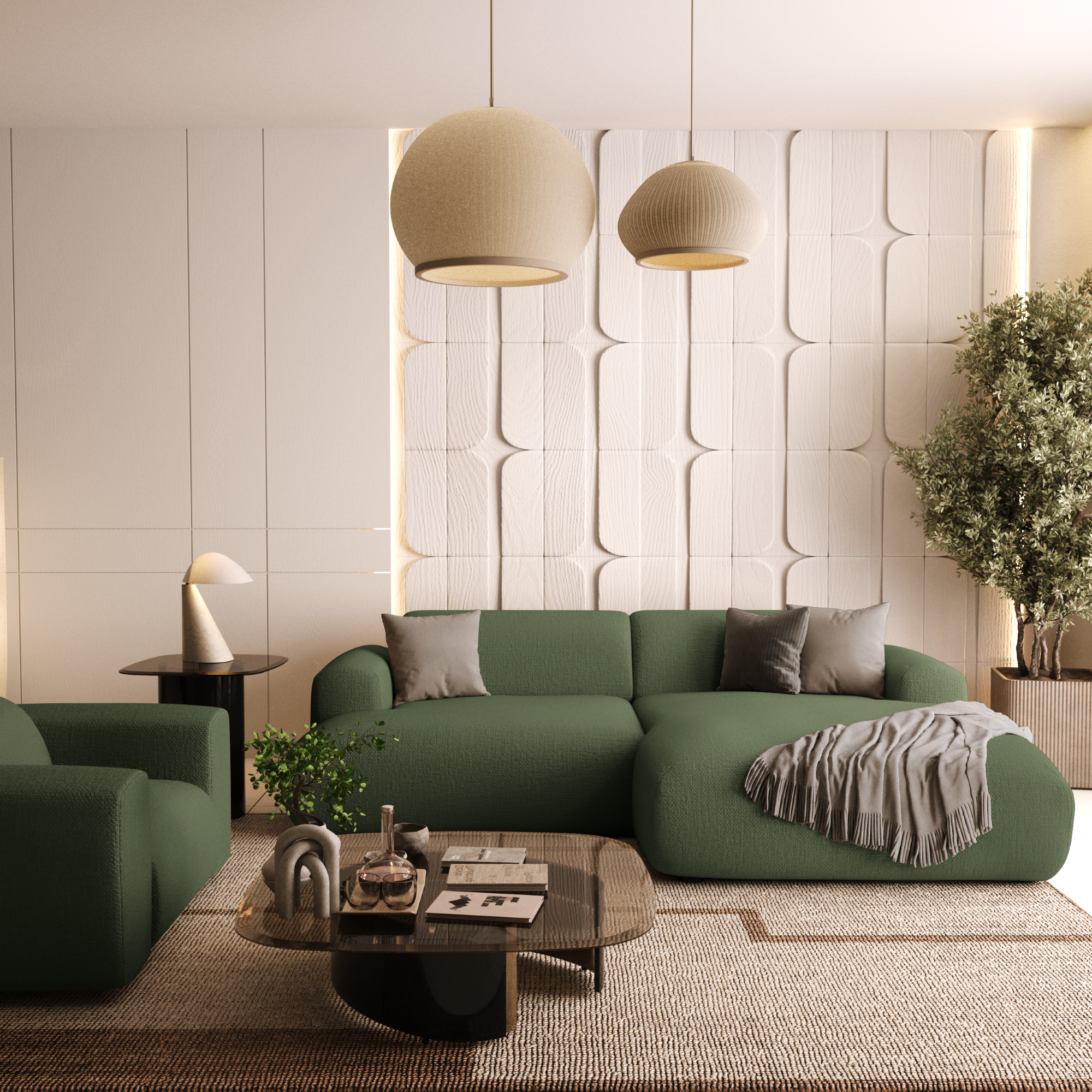 sia-deco-myra-canap-angle-droit-vert-olive-5-places image 7