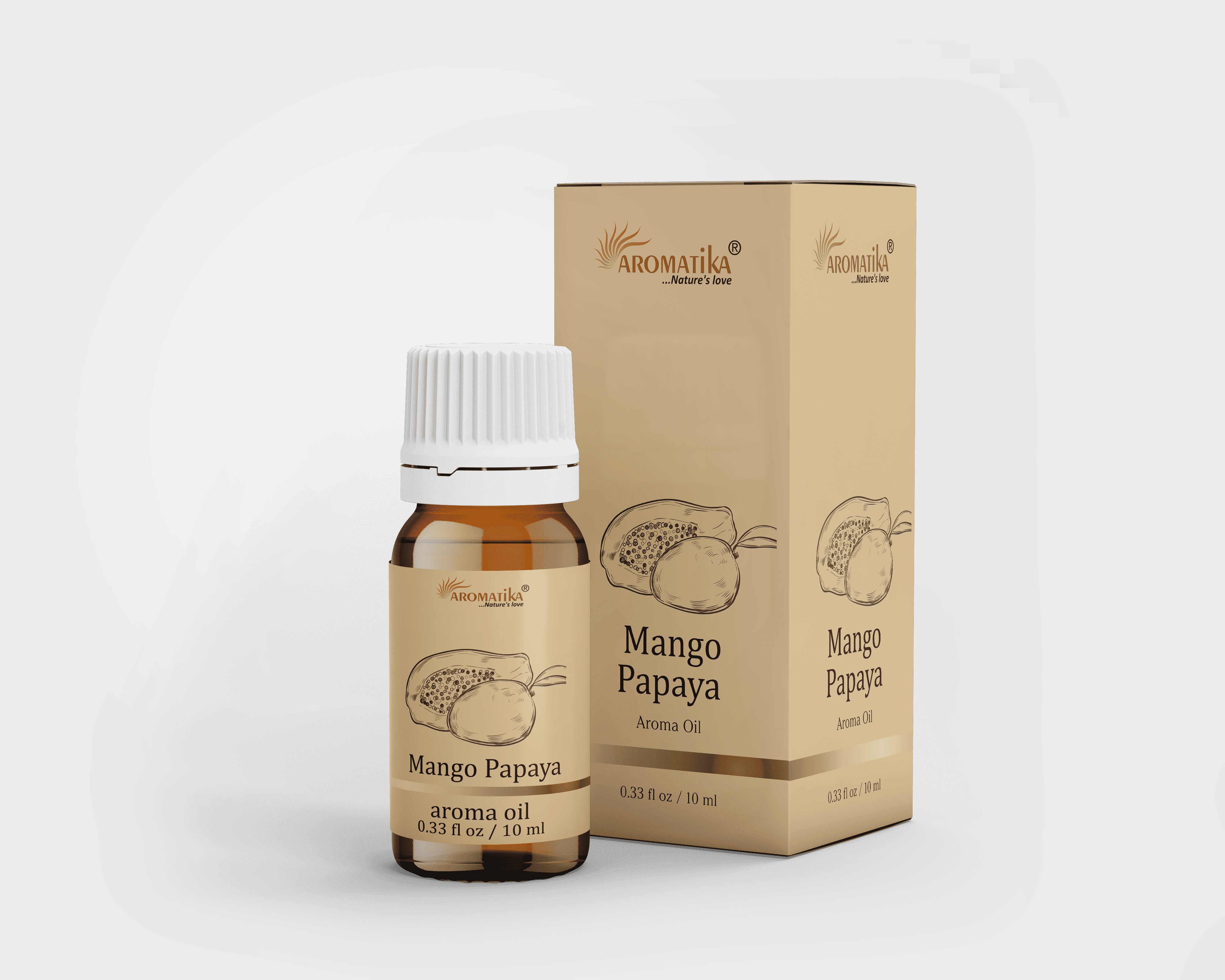 aromatika-aroma-oil-mango-papaya-huile-parfum-e-10-ml-fruit-e image 1