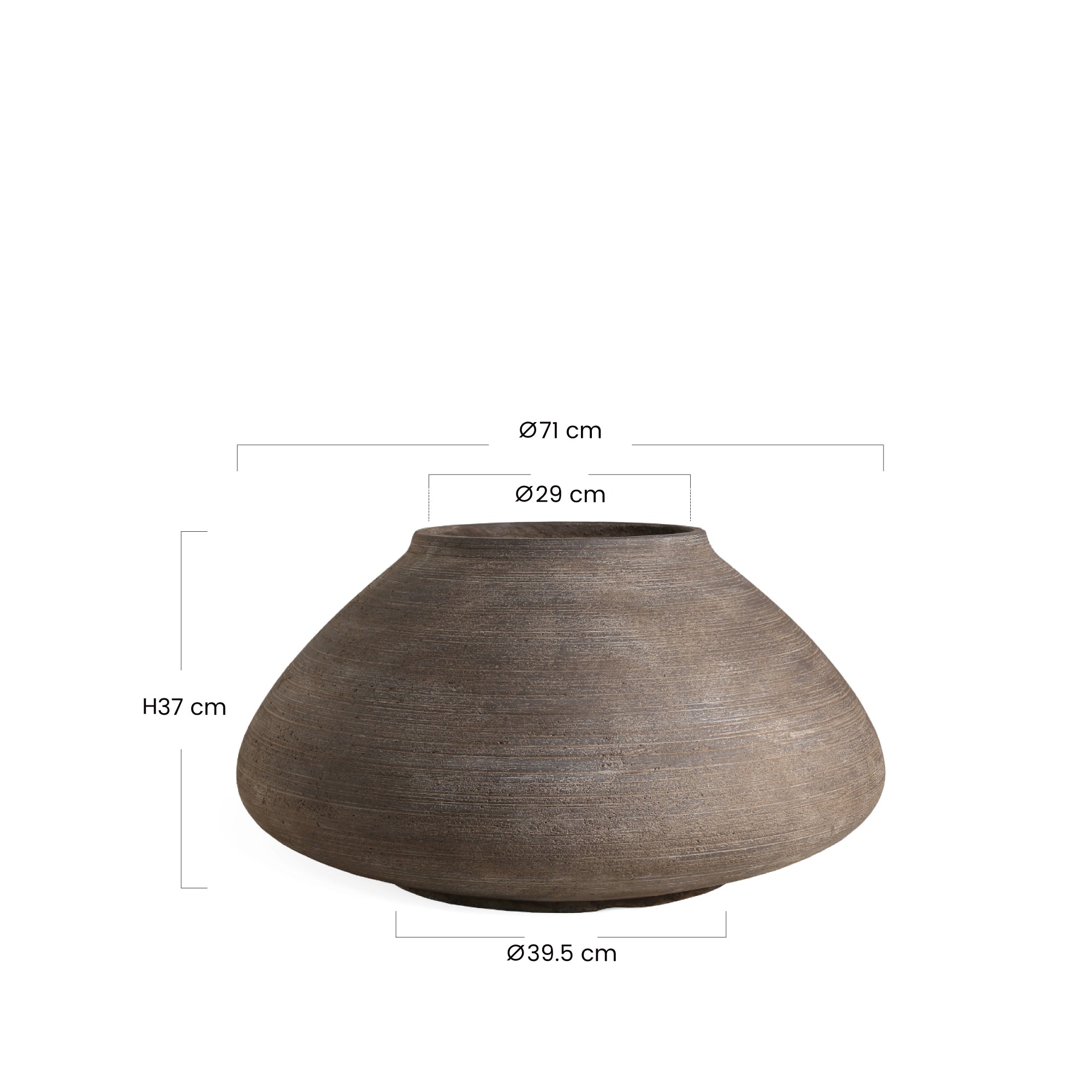 sia-antica-cache-pot-zen-marron-fonc-37-cm-ciment image 6