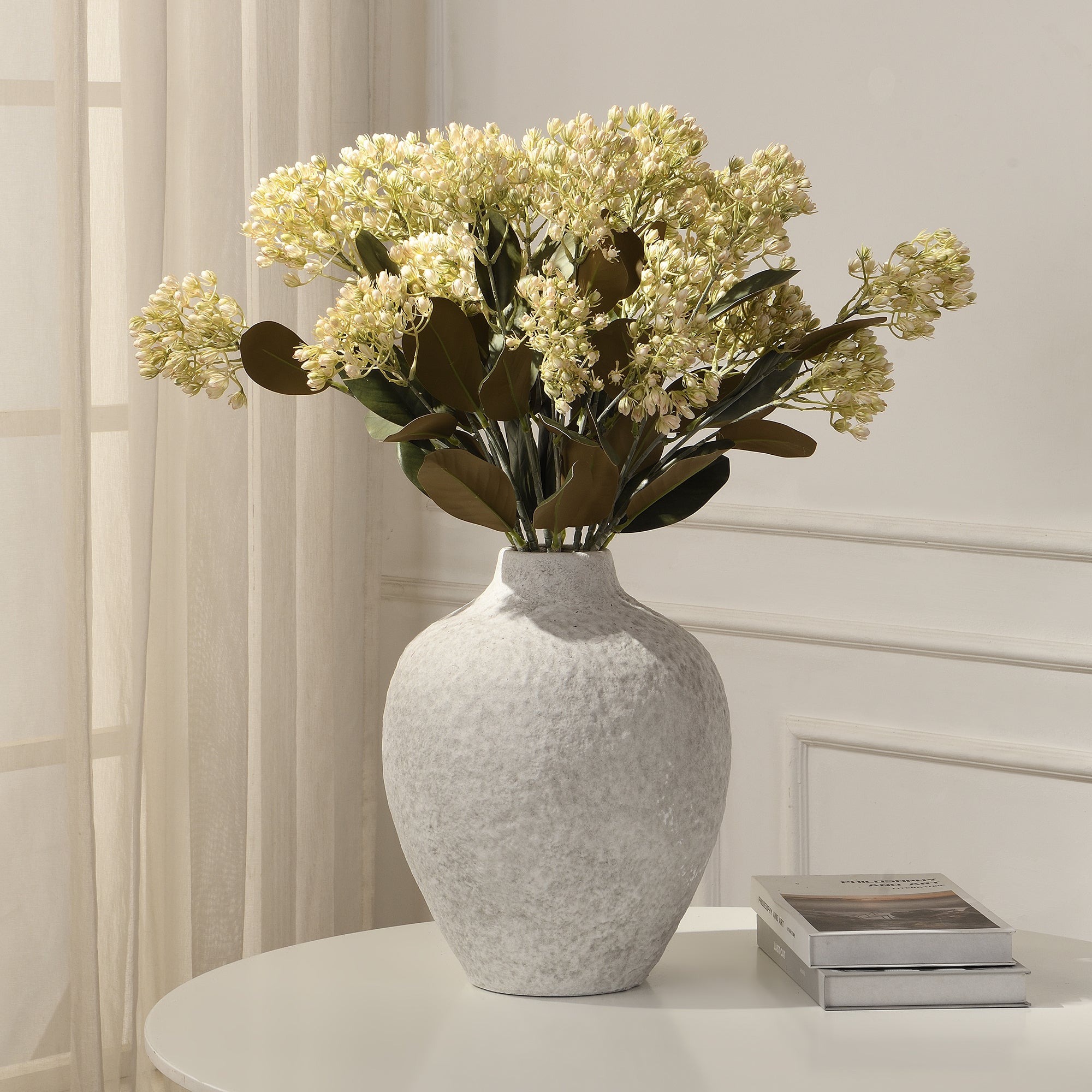 sia-noah-sedum-tige-artificielle-blanc-rose-violet-80-cm image 2