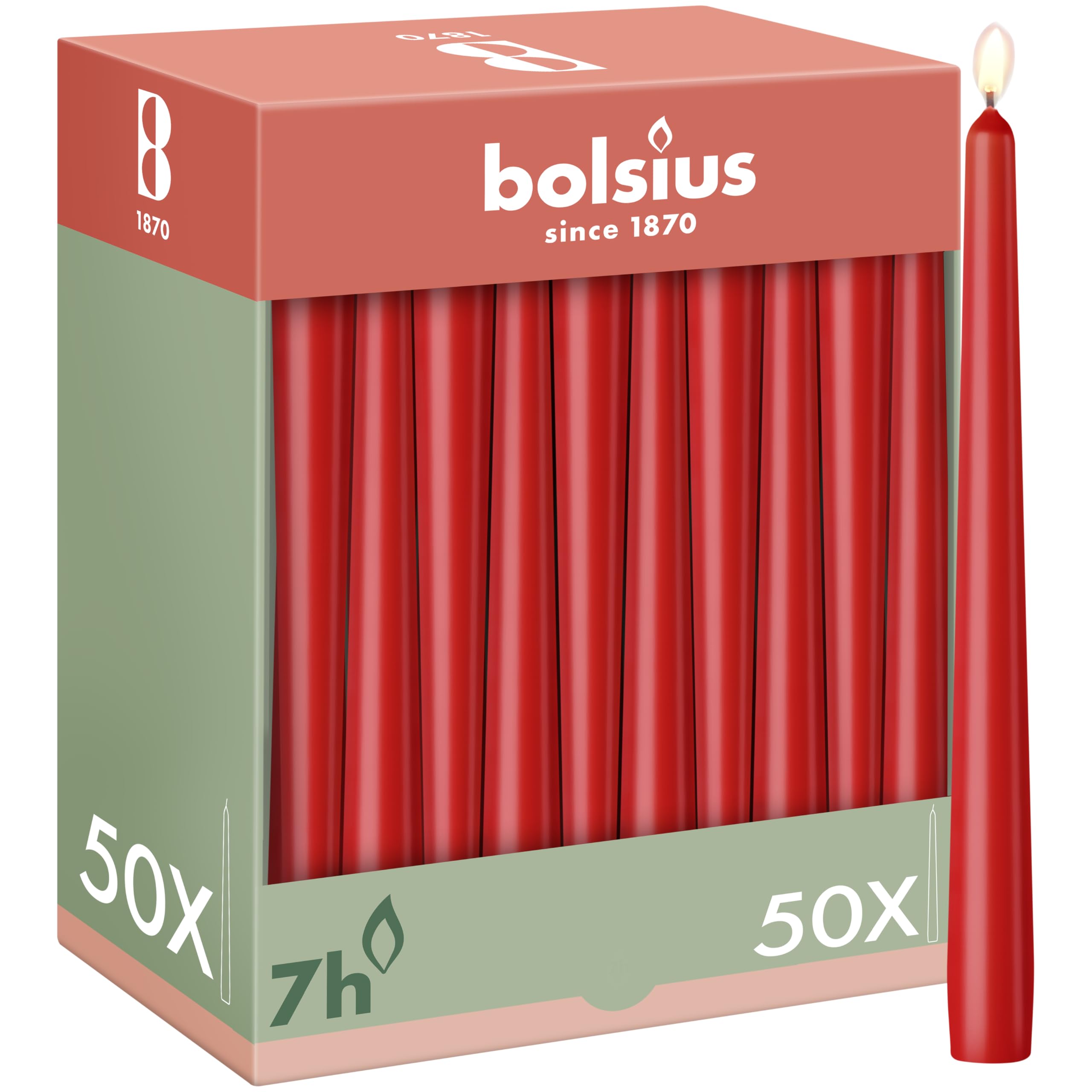 bolsius-bougies-de-d-ner-24-5-cm-bougie-conique-cru-lot-50 image 7