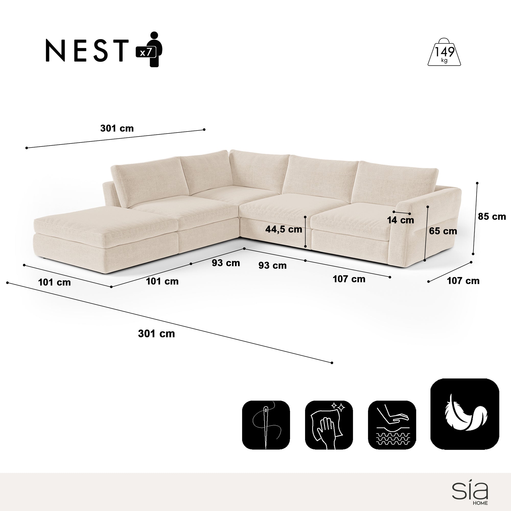 sia-deco-nooma-nest-canap-angle-gauche-7-places-modulable image 6