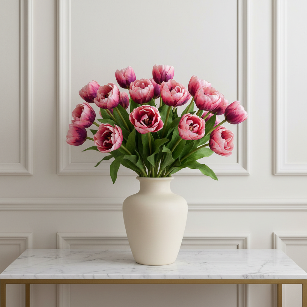 sia-deco-noah-tulipe-double-tige-artificielle-blanc-rose-70-cm image 6