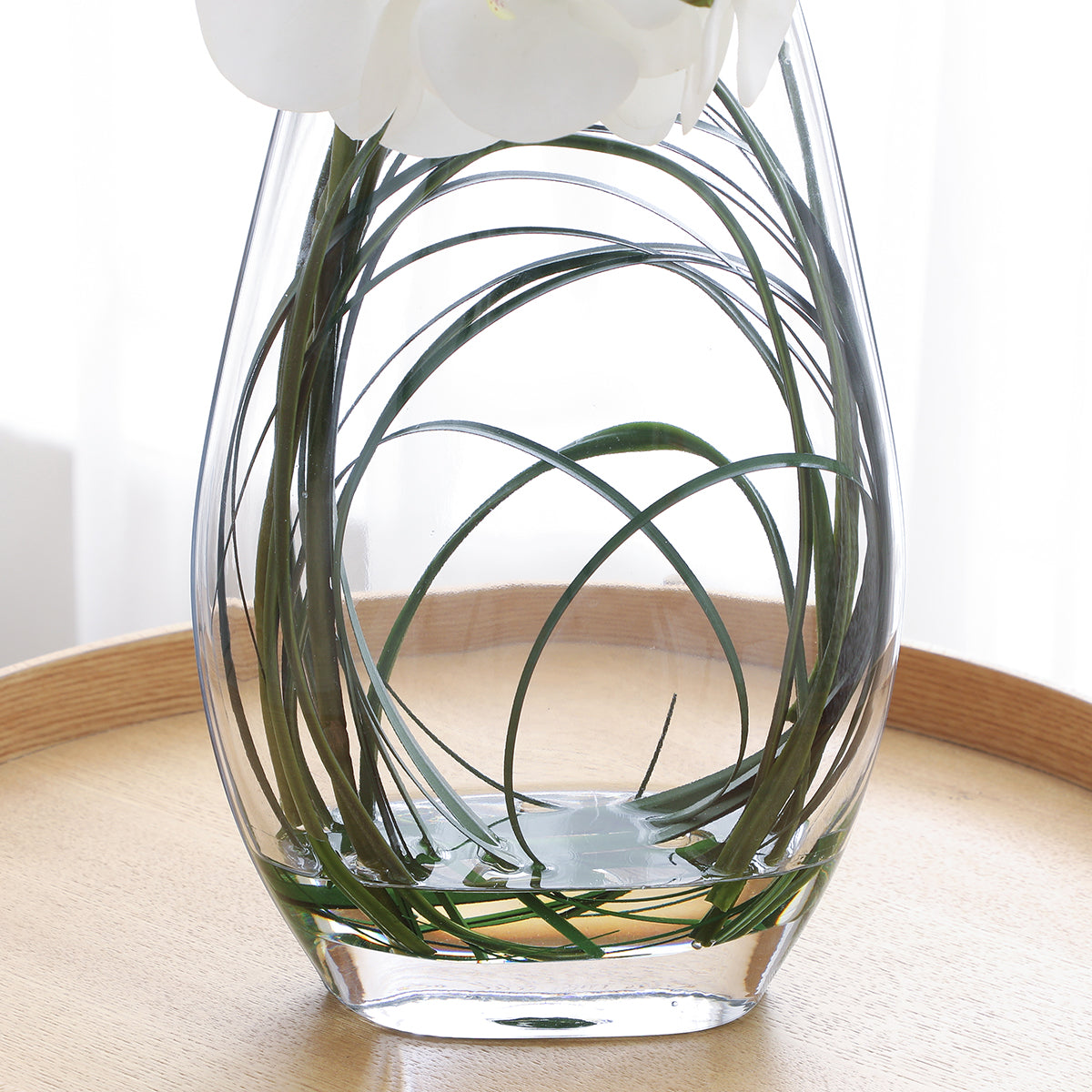 sia-deco-noah-orchid-e-artificielle-vase-transparent-blanc-46cm image 4
