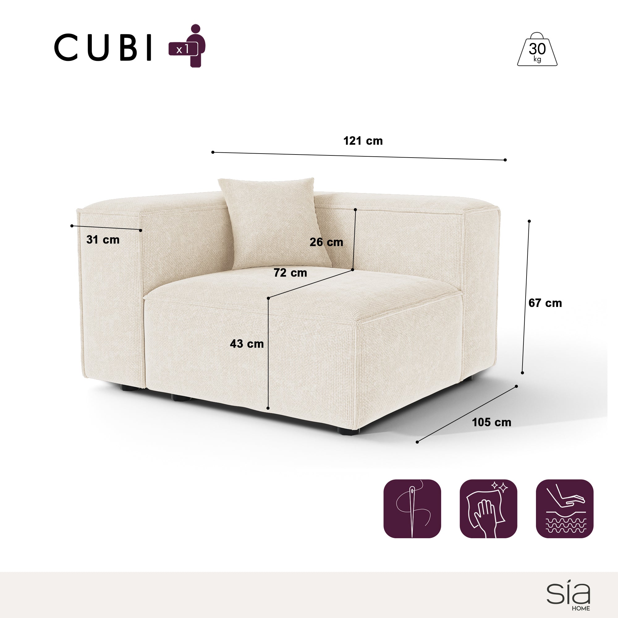 sia-cubi-module-angle-gauche-canap-cr-me-tissu image 3
