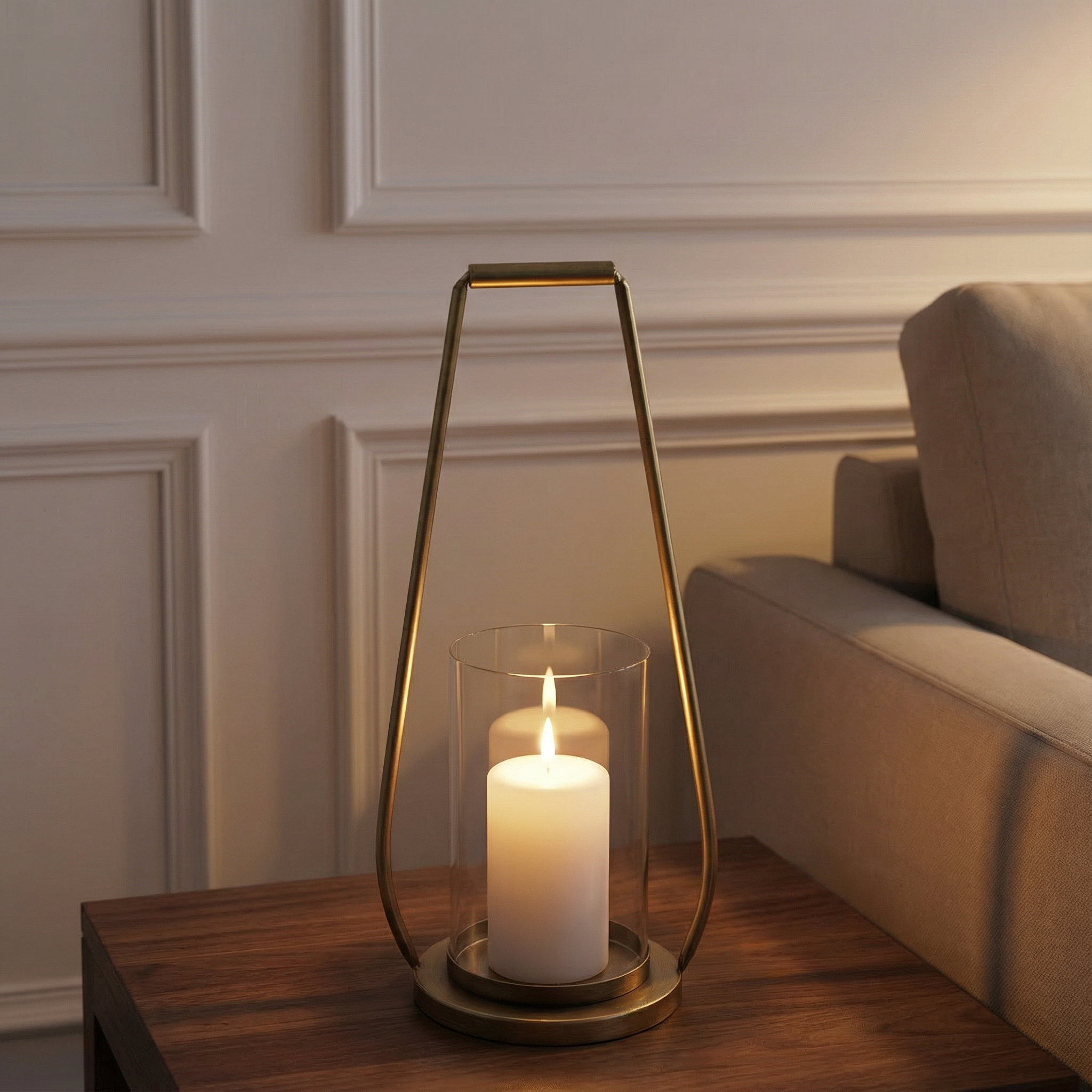 sia-deco-nora-ysel-lanterne-m-tal-dor-45-cm image 2