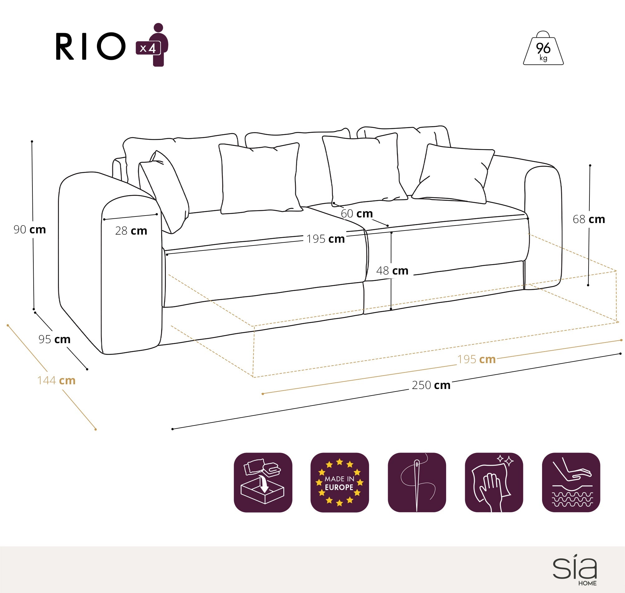 sia-rio-canap-convertible-4-places-cr-me-avec-coffre image 5