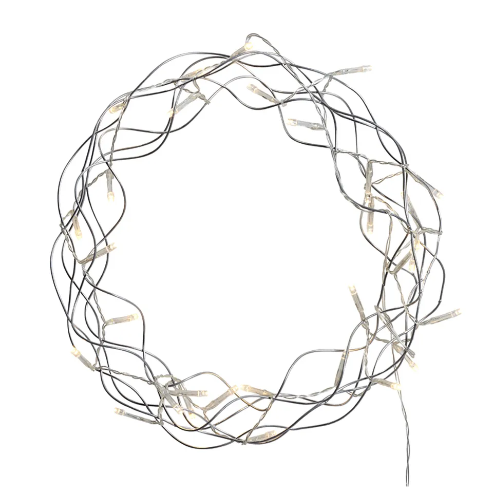 sia-deco-noah-couronne-lumineuse-led-argent-26-cm image 1