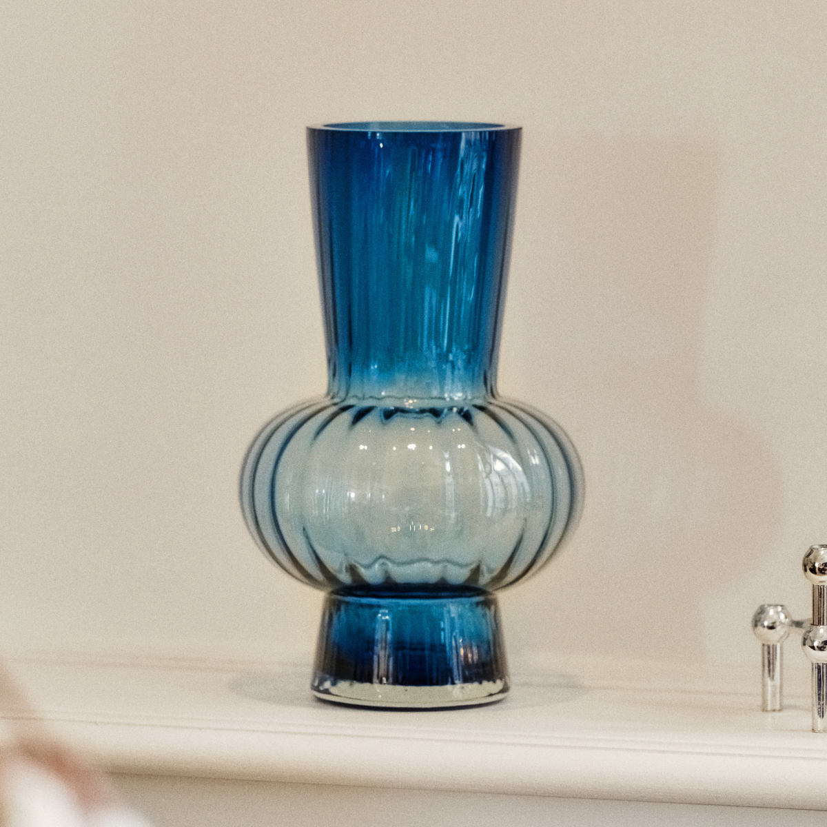 sia-deco-antica-bubble-31-cm-vase-bleu-ondul image 4