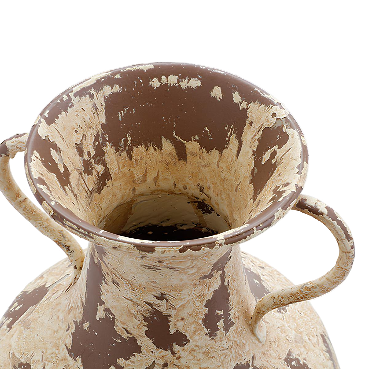 sia-antica-arka-vase-m-tal-34-cm-marron-vieilli image 3