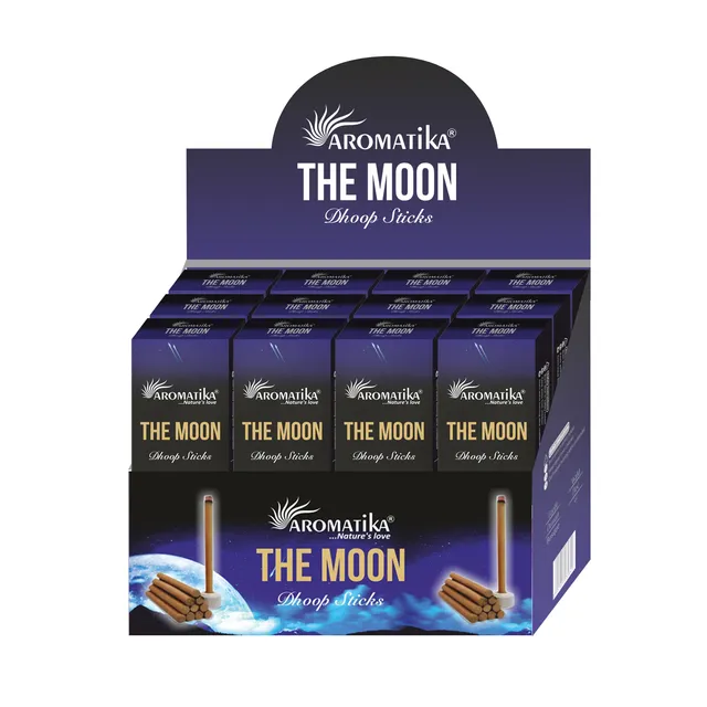 aromatika-dhoop-sticks-the-moon-b-tons-d-encens-lune-lot-120 image 1