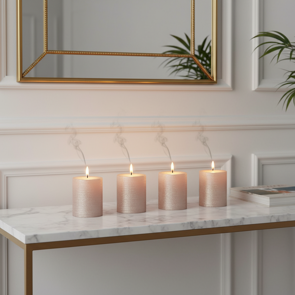 sia-nora-stripes-xs-bougie-cylindrique-blanc-coffret-4 image 2