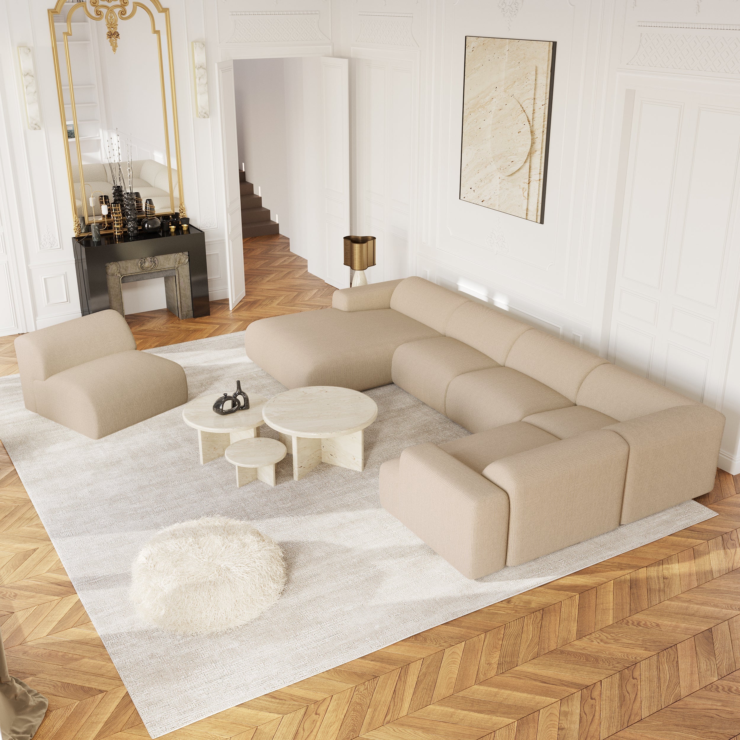 sia-deco-myra-canap-panoramique-gauche-cr-me-354-cm image 8