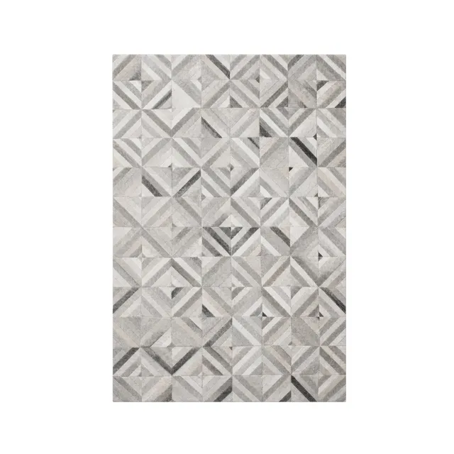 sia-nola-tapis-motif-parquet-230x160-cm-gris-cuir image 1