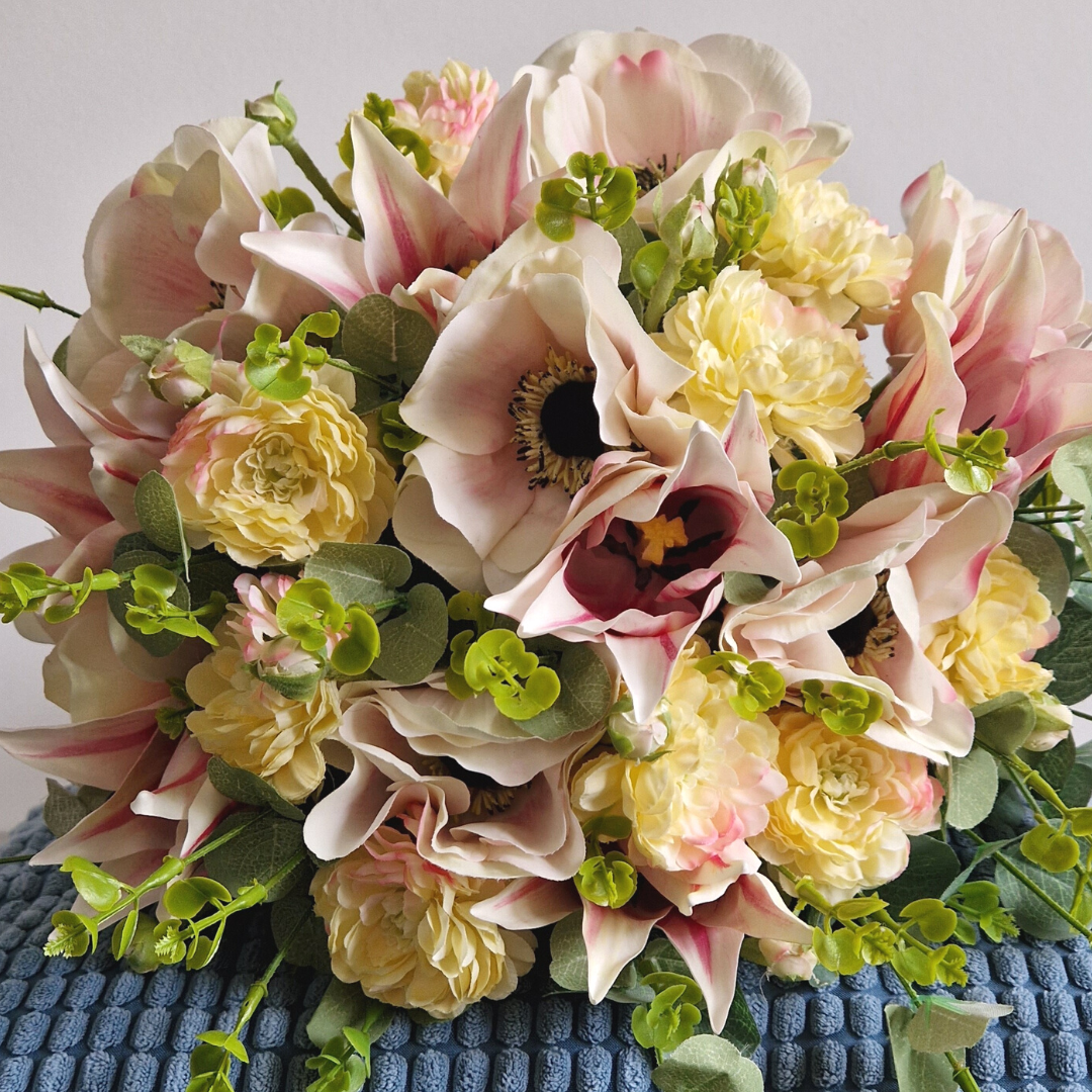 sia-deco-noah-andreas-tige-dahlia-rose-jaune-50cm image 2