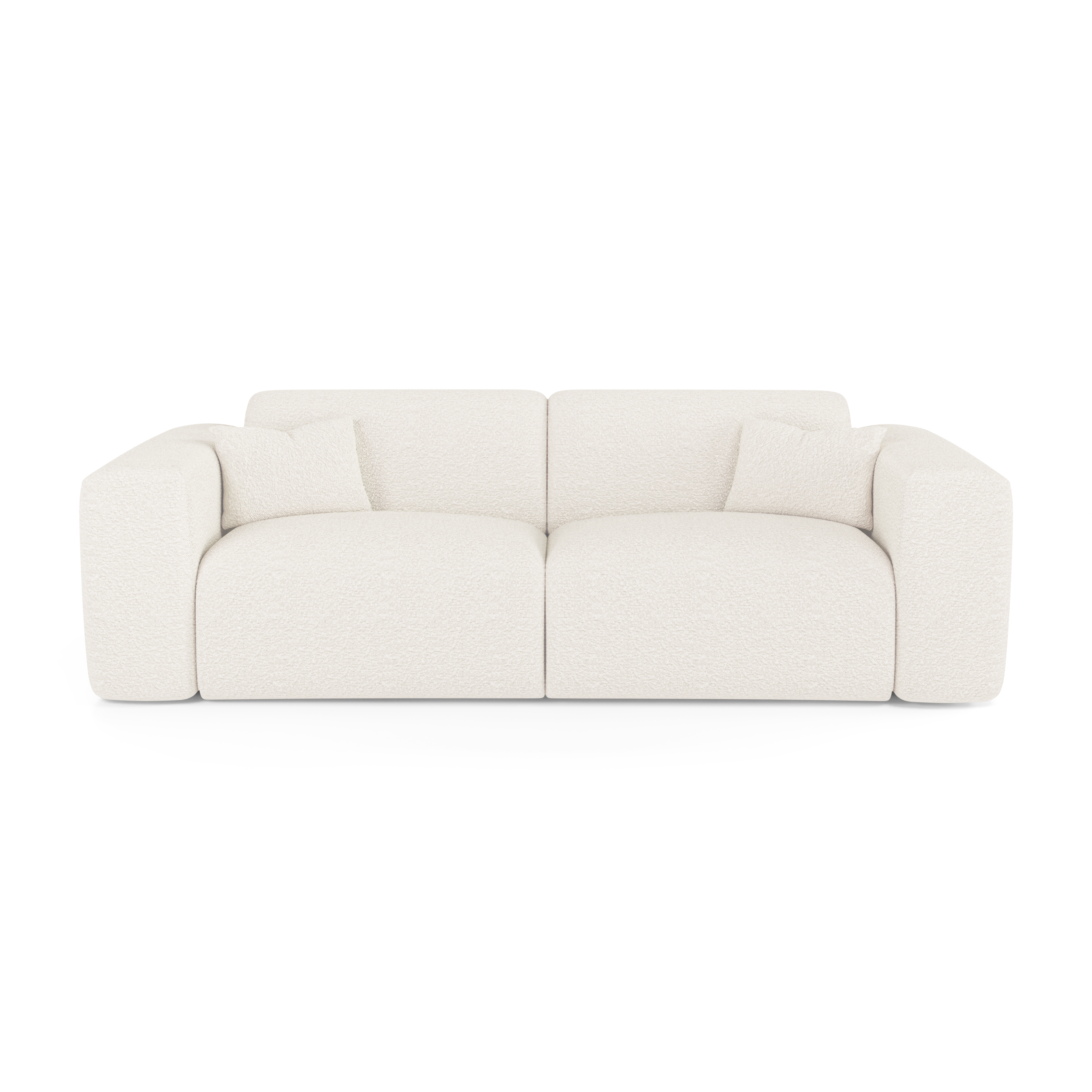 sia-myra-canap-convertible-cr-me-tissu-arrondi image 1