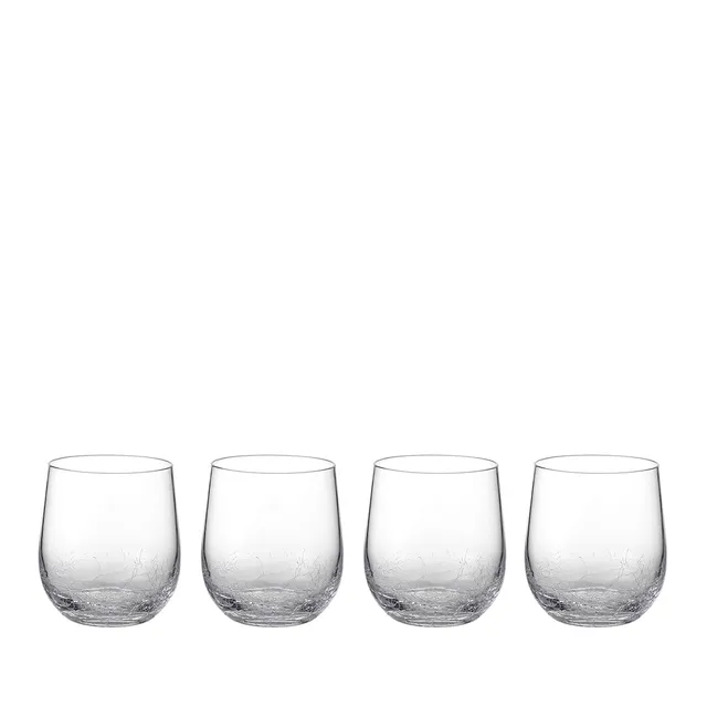 sia-deco-alba-set-4-verres-eau-transparent-35-cl-craquel image 1