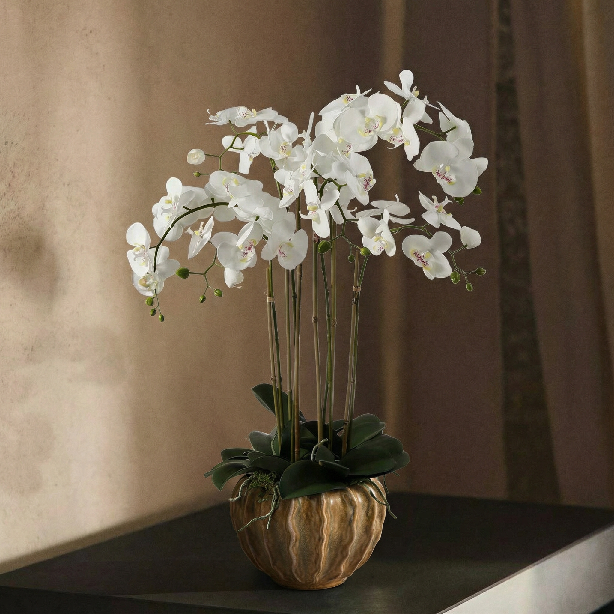 sia-deco-antica-cache-pot-wabi-18-cm-beige-c-ramique image 2